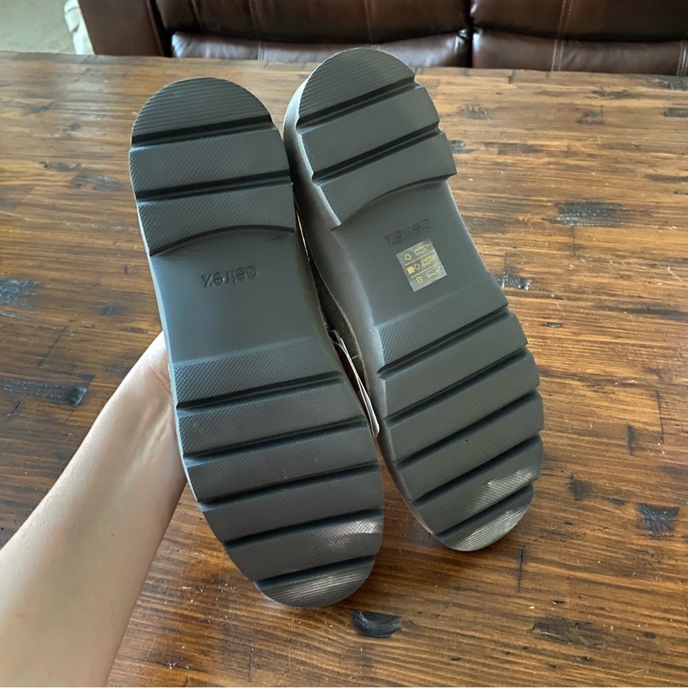 Aetrex Womens Collette Loafer Shoe - Brushed Silver NWT Size EU 38 US 7.5-8 - Picture 10 of 11